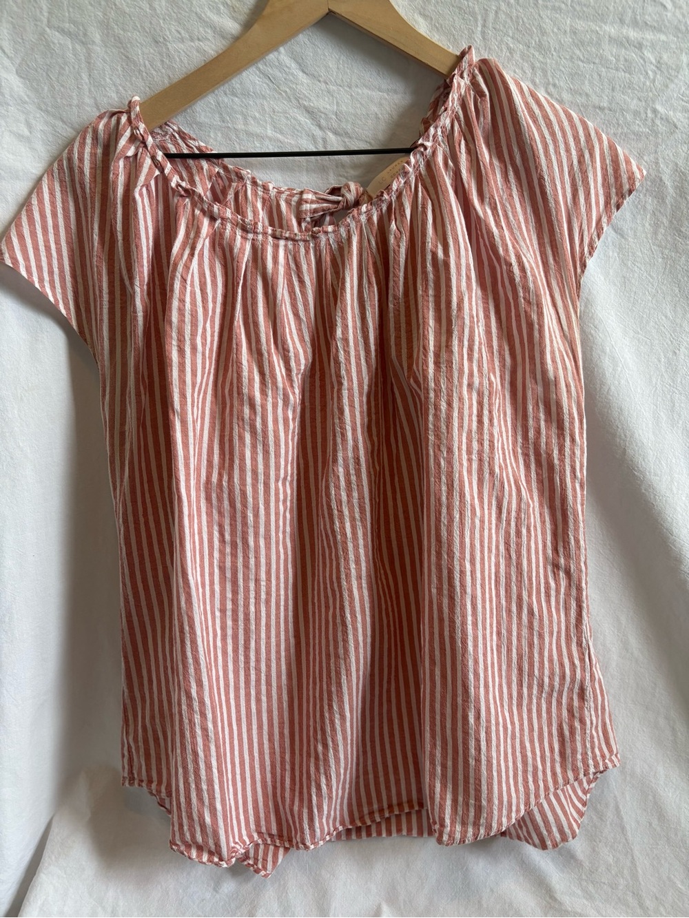 Lauren Conrad Striped Linen Top Women’s